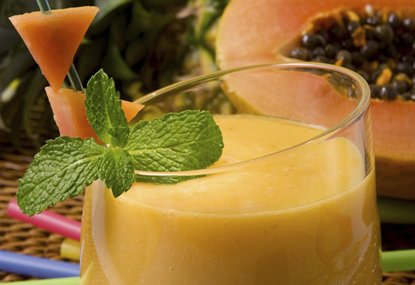 Рецепт Пунш с манго и папайей