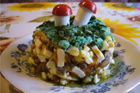 Рецепт салата с грибами