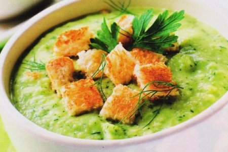 Рецепт крем – супа овощного с гренками