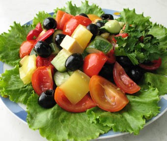 Рецепт маринованный овощной салат
