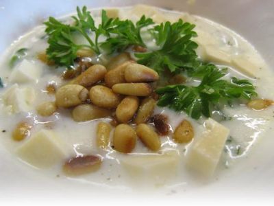 Рецепт «Молочный суп с брынзой»
