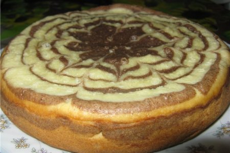 Рецепт пирога: «Зебра»