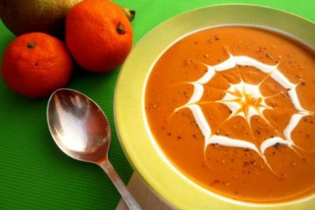 Рецепт «Тыквенный суп-пюре со сливками и карри»
